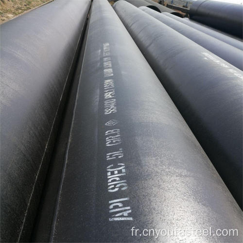 API 5L Carbon ERW Pipe d'acier rond soudé